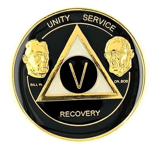 Deluxe Personalized AA Recovery Medallion Holders - Recovery Tokens Display  Plaque - Alcoholics Anonymous Founders