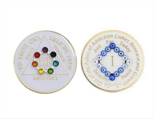 Embrace the Season of Change: Celebrate Recovery with AA Medallions, NA Coins, and Al-Anon Chips from Your Serenity Store