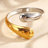 2-Tone Short Spiral Serenity Ring™