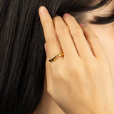 Wave Serenity Ring™ Gold