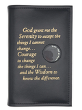 Book Cover for 12 Steps & 12 Traditions Hardcovers w/Serenity Prayer and Medallion Slot
