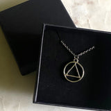 AA Symbol Serenity Necklace
