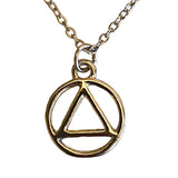 Petite AA Symbol Serenity Necklace