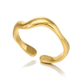 Wave Serenity Ring™ Gold