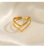 Chevron Serenity Ring™