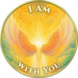 I Am With You Angel Recovery Medallion