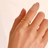 Chevron Serenity Ring™