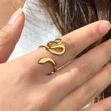 Spiral Snake Serenity Ring™