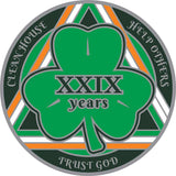 Big Lucky Irish Coin Gaelic Celtic AA Medallion (Yrs 1-50)