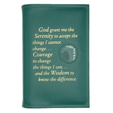 Book Cover for 12 Steps & 12 Traditions Hardcovers w/Serenity Prayer and Medallion Slot