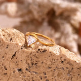 Brilliant Triangle Serenity Ring™