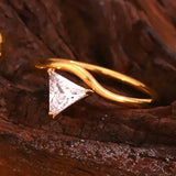 Brilliant Triangle Serenity Ring™