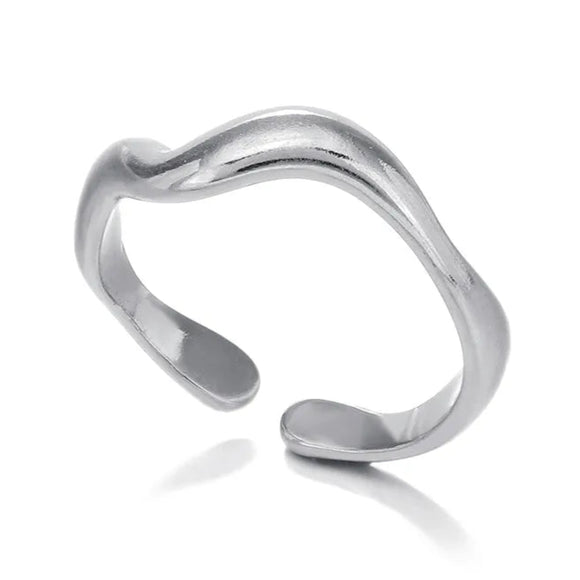 Wave Serenity Ring™ Silver