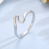 Ocean Wave Serenity Ring™ Silver