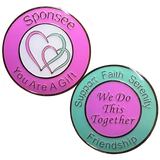 Sponsee Heart Recovery Medallion