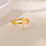 Ankh Cross Serenity Ring™ Gold