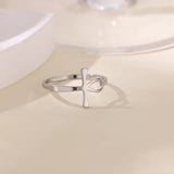 Ankh Cross Serenity Ring™ Silver