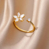 White Bloom Serenity Ring™
