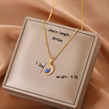 Moon and Star Serenity Necklace