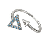 Blue Triangle Serenity Ring™