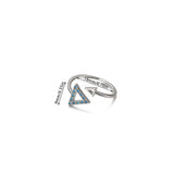 Blue Triangle Serenity Ring™