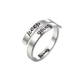 Keep Going Serenity Ring™ Silver