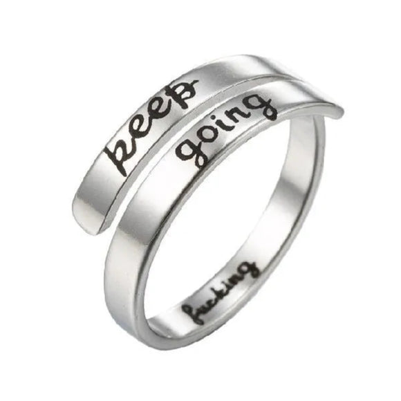 Keep Going Serenity Ring™ Silver