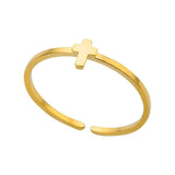 Petite Tiny Cross Serenity Ring™
