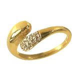 Short Spiral Zircon Serenity Ring™