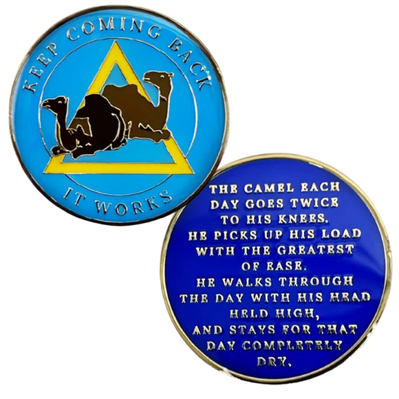 Z61a.  Sober Camel AA Medallion