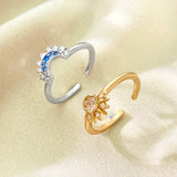 Sun and Moon Serenity Ring™ Set