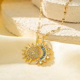 Sun and Moon Serenity Necklace