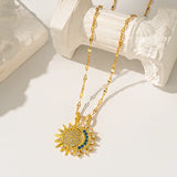 Sun and Moon Serenity Necklace