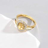 Tree of Life Serenity Ring™ Gold