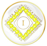 Clean Time NA Medallion White w/Neon Yellow Yrs 1-40