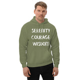 Serenity Courage Wisdom Unisex Hoodie