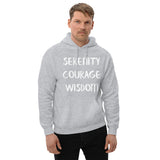 Serenity Courage Wisdom Unisex Hoodie