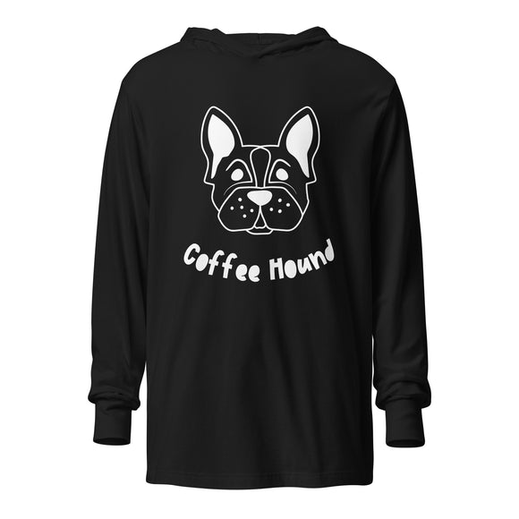 Coffee Hound Hooded long-sleeve tee