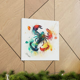 Scorpio Colorful Canvas Art