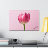 Gratitude Motivational Canvas Art - Tulip