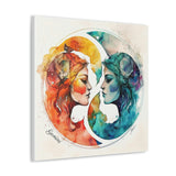 Gemini Colorful Canvas Art