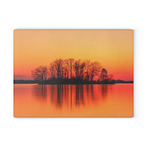 Excellence Sunset Glass Cutting Board