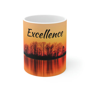 Excellence Motivational Ceramic Mug 11oz