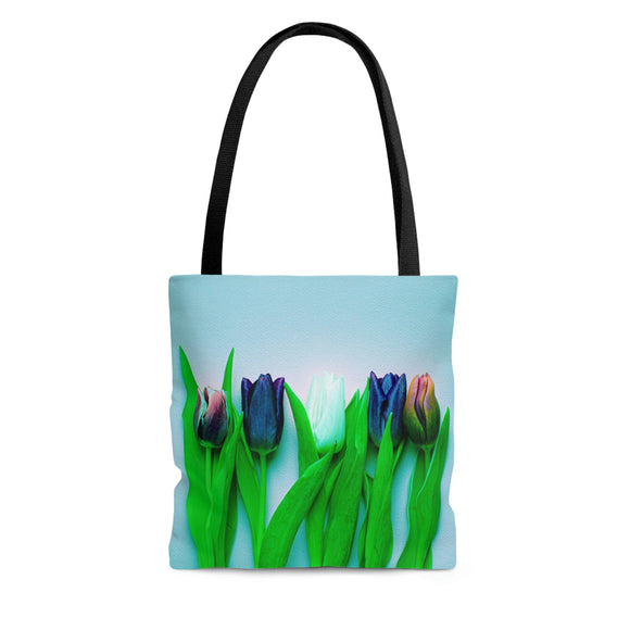 Blue Tulip Tote Bag