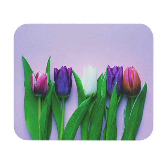 Purple Tulips Mouse Pad (Rectangle)