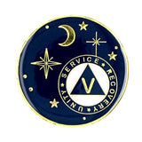 4th Dimension Moon Stars AA Medallion 24hr-60yr at Your Serenity Store