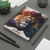 Courageous Lion Spiral Bound Journal