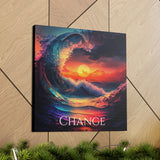 Change Motivational Canvas Art