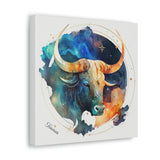 Taurus Colorful Canvas Art