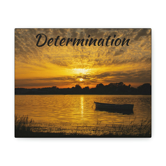 Determination Motivational Canvas Artwork